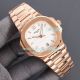 High Quality Replica Patek Philippe Nautilus Watch White Face Rose Gold Band Rose Gold Bezel 40mm (7)_th.jpg